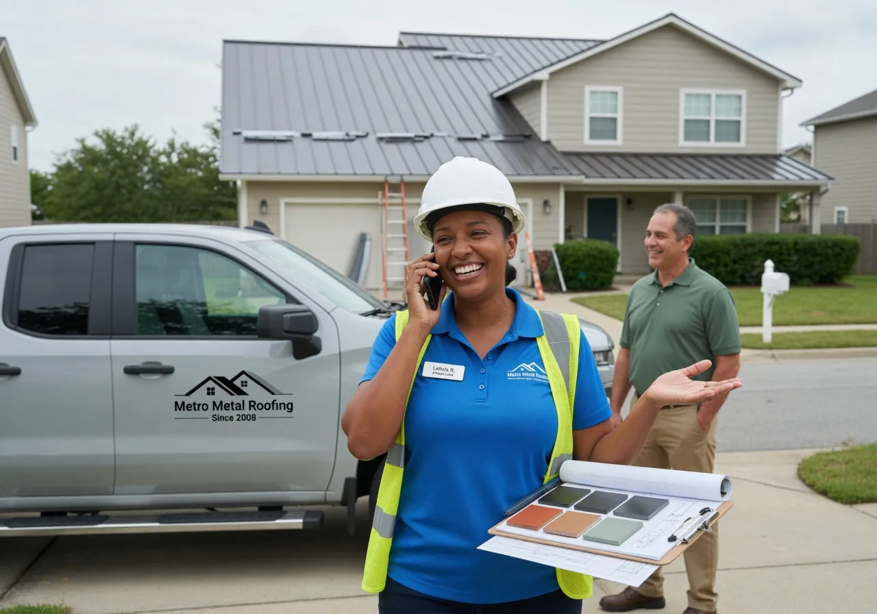 Storm Damage Metal Roof Repair in Branchville, VA